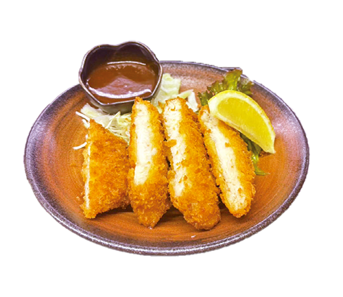 大きなチキンカツ